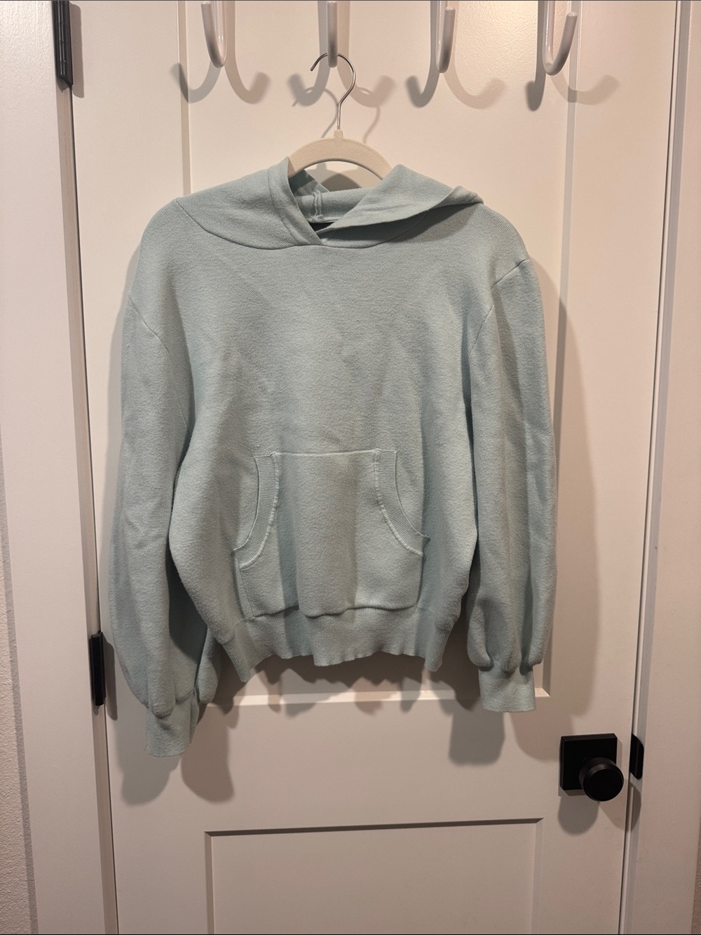 Lumiere Light Mint Green Hoodie Sweater